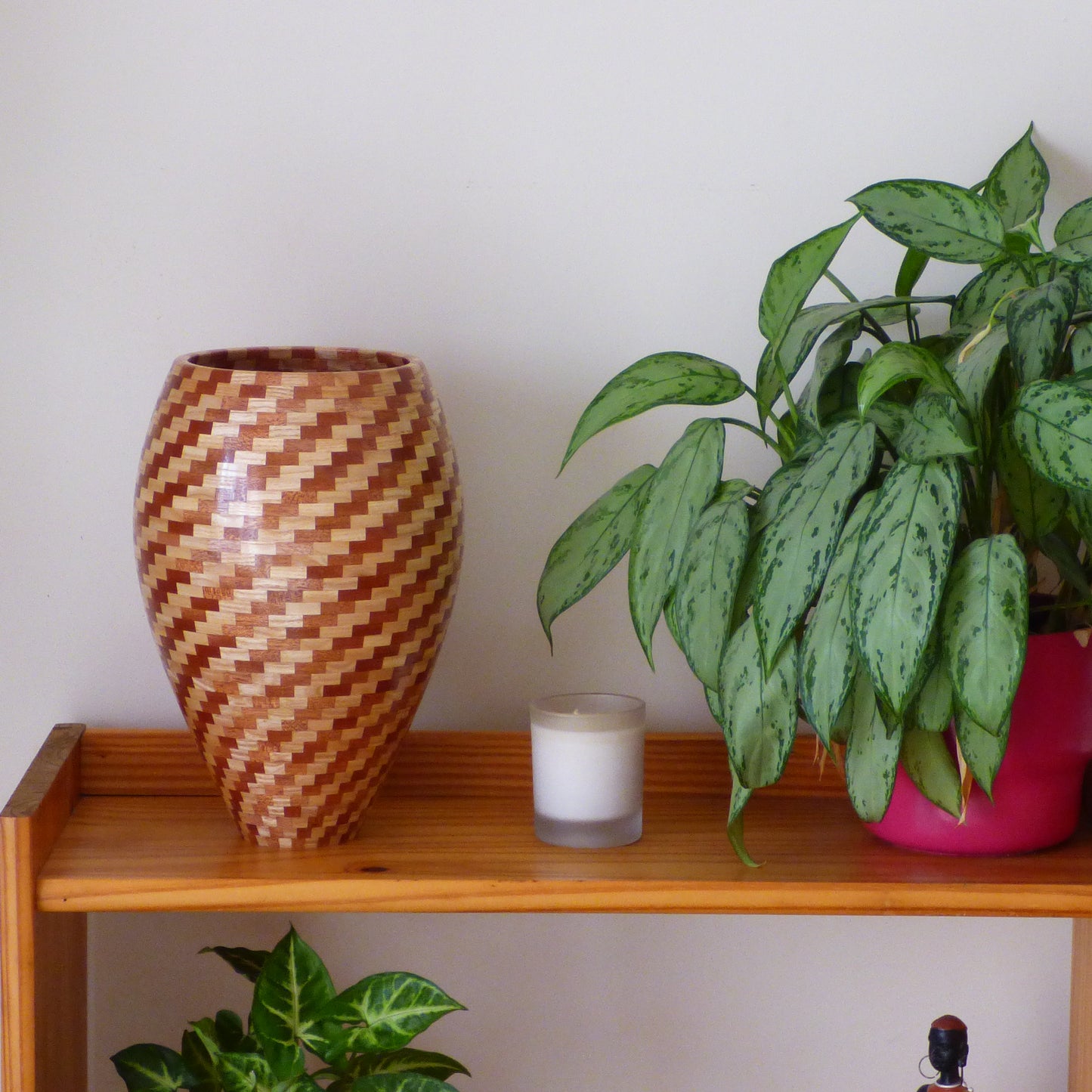 Vase segmenté spirale