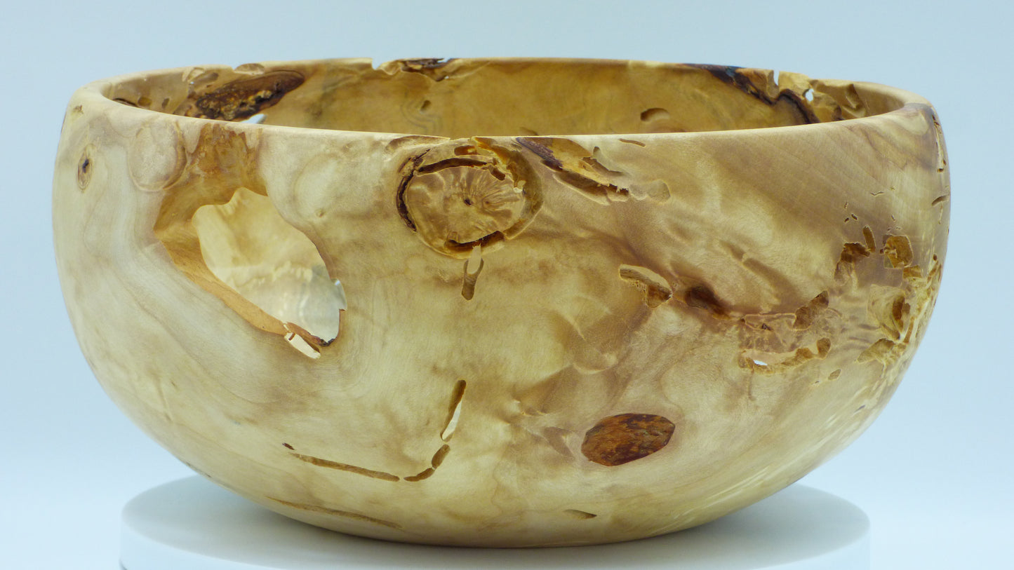 Bol en loupe de bouleau