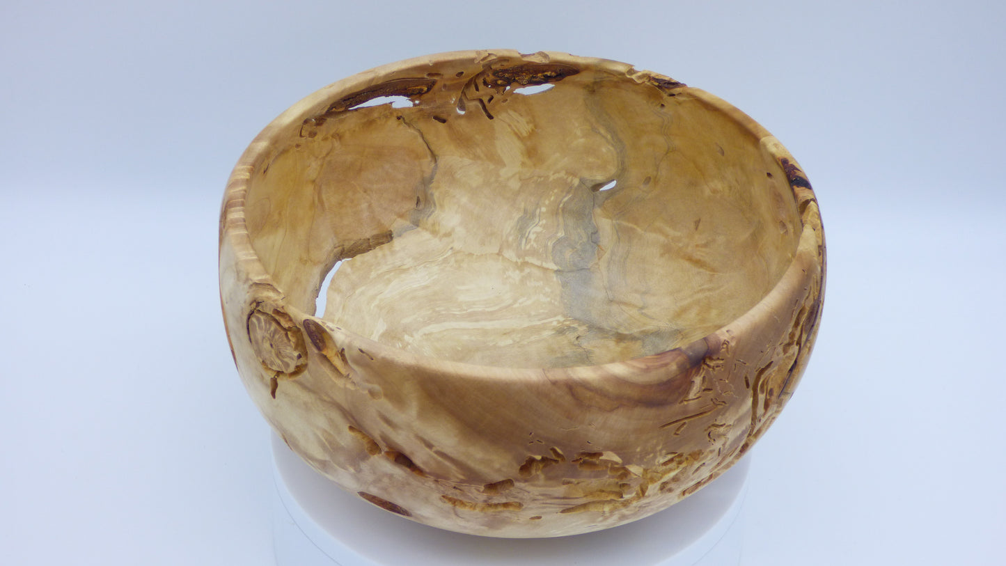 Bol en loupe de bouleau