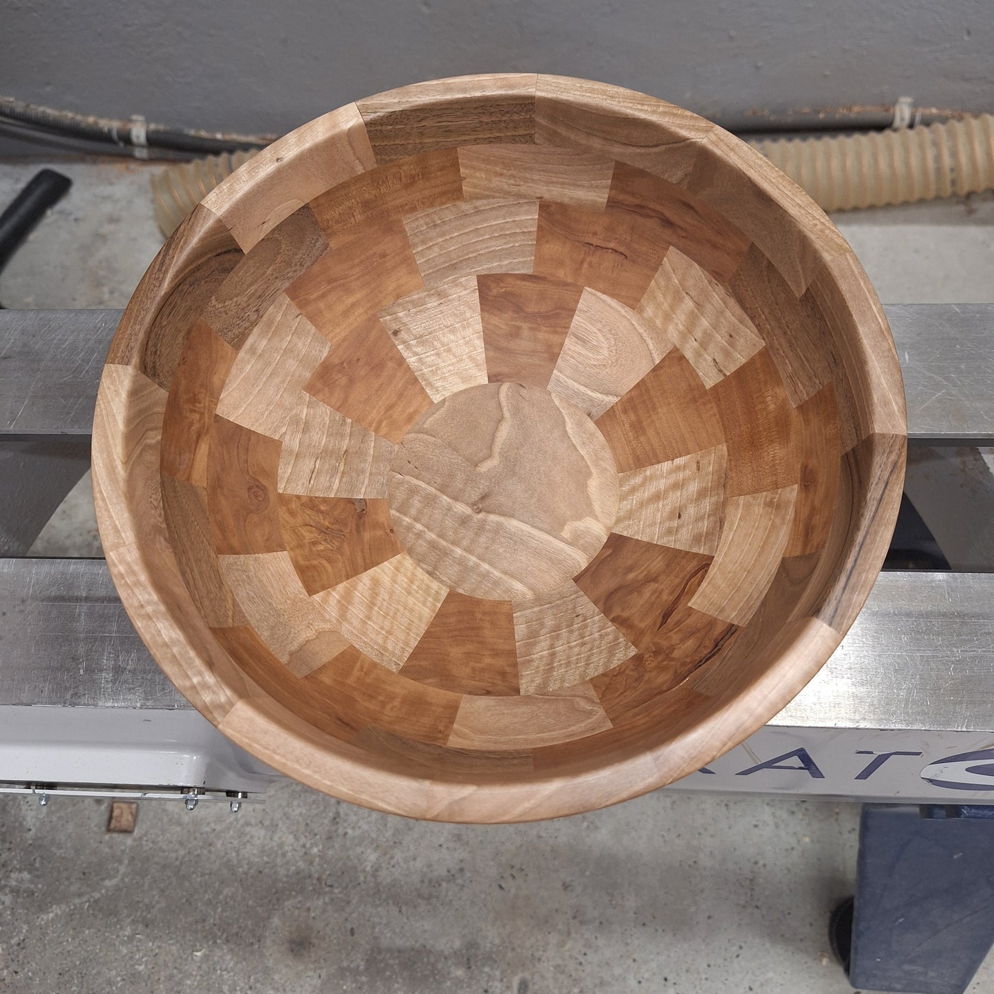 Pearwood and Walnut salad bowl