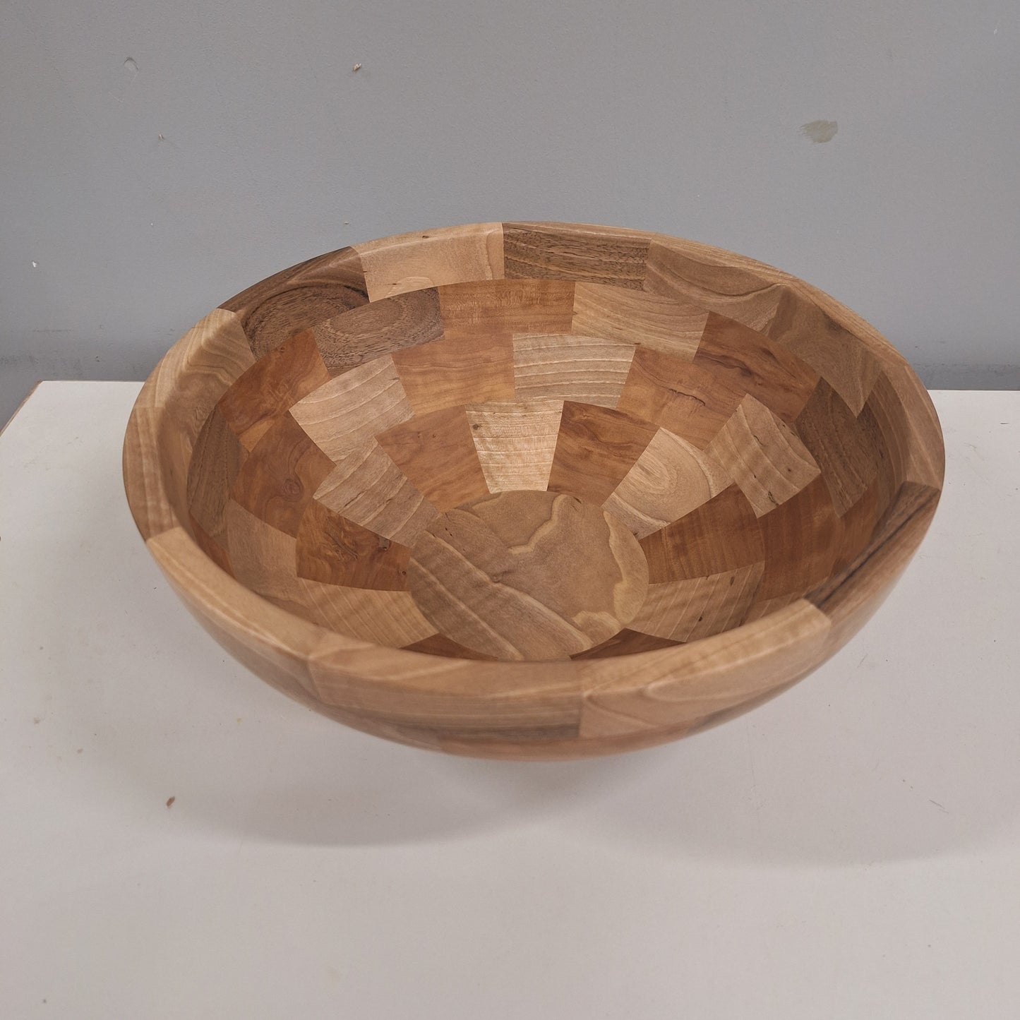 Pearwood and Walnut salad bowl