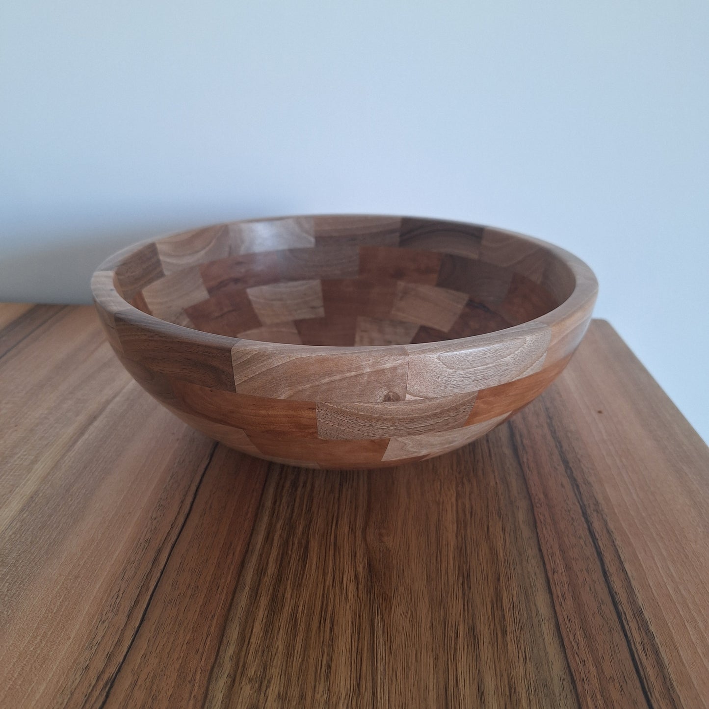 Pearwood and Walnut salad bowl