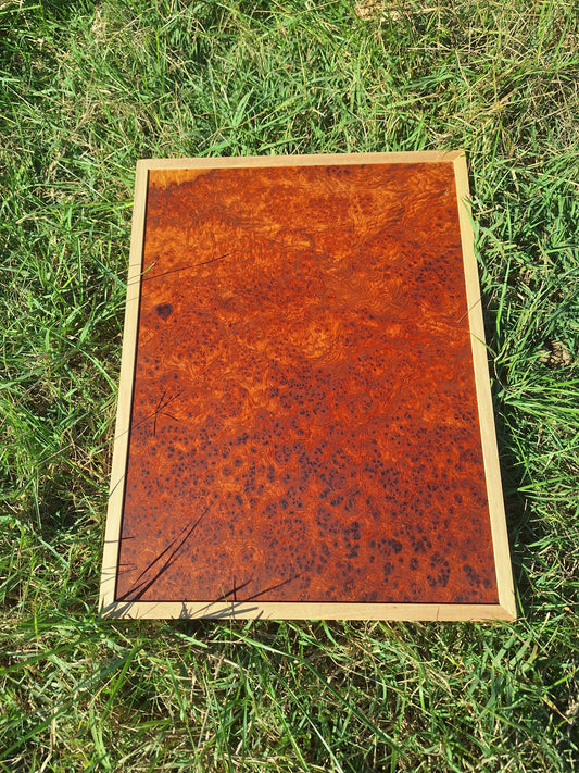Amboyna wall art N°5
