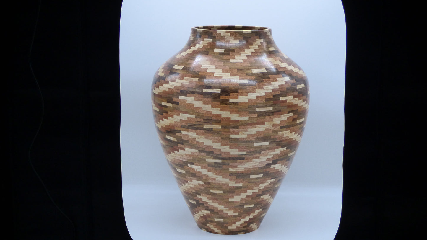 Big segmented vase