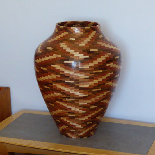 Big segmented vase