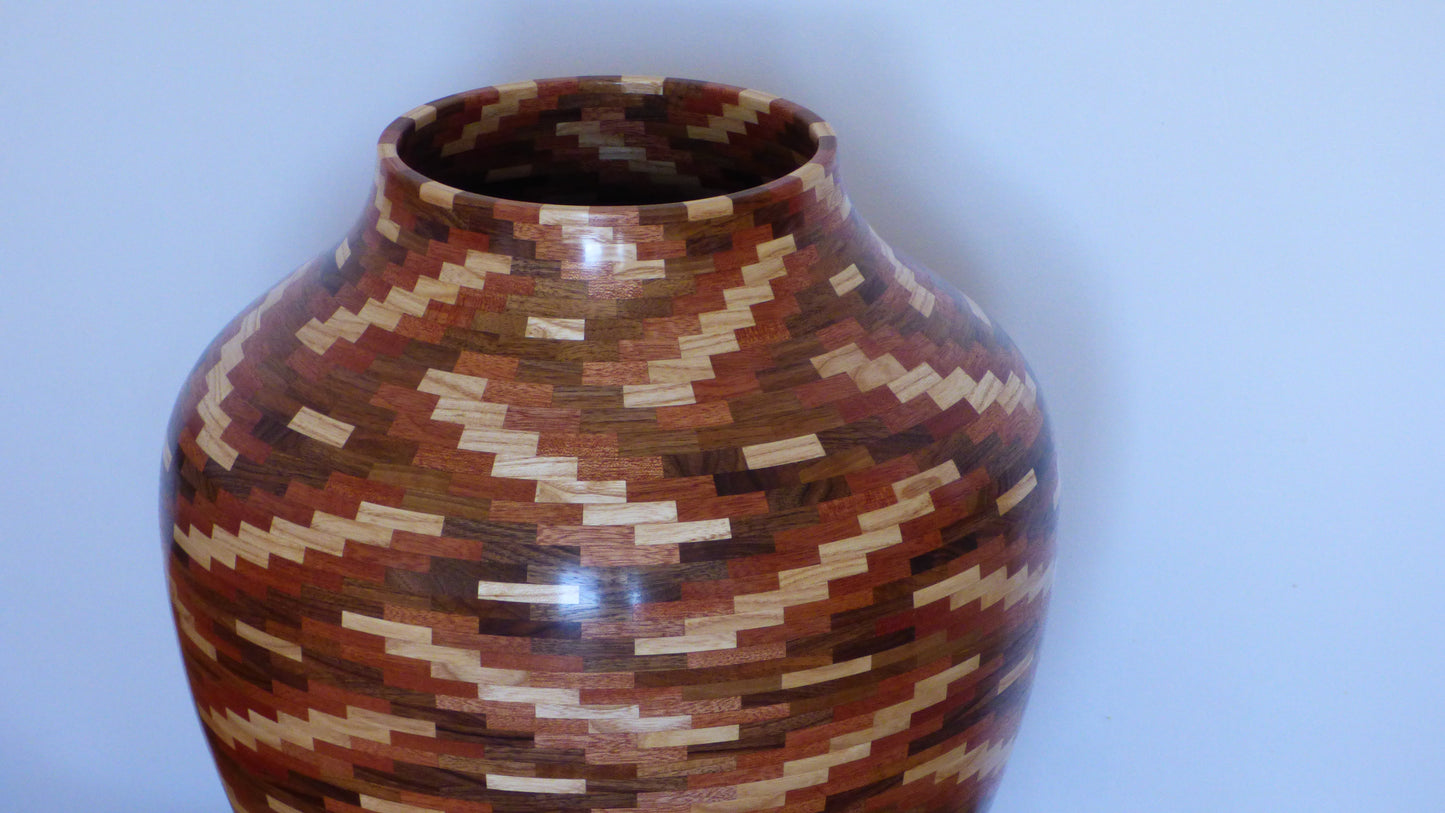 Big segmented vase