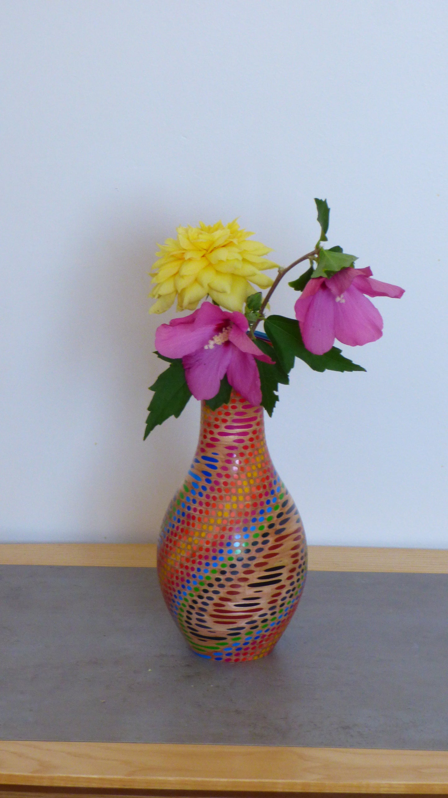 Coloured Pencil Vase