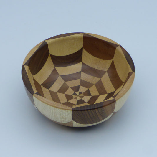 Walnut and mayple bowl